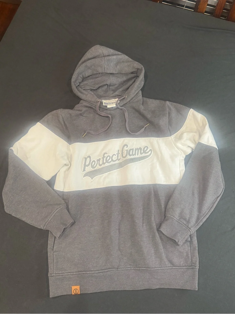 Holloway Men's Gray & White Pullover Hoodie